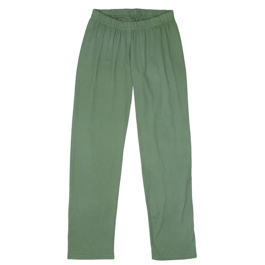 "Peace Store" Women's Jersey Sweatpants - Bottle Green #3152