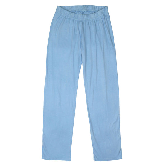"Peace Store" Women's Jersey Sweatpants - Powder Blue #4193