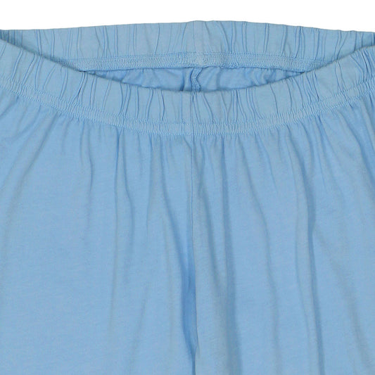"Peace Store" Women's Jersey Sweatpants - Powder Blue #4193