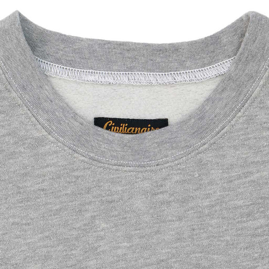 Long Sleeve Women's Crewneck French Terry Sweatshirt - Heather Grey