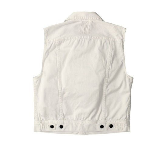 5 Pocket Twill  Rider Vest - White
