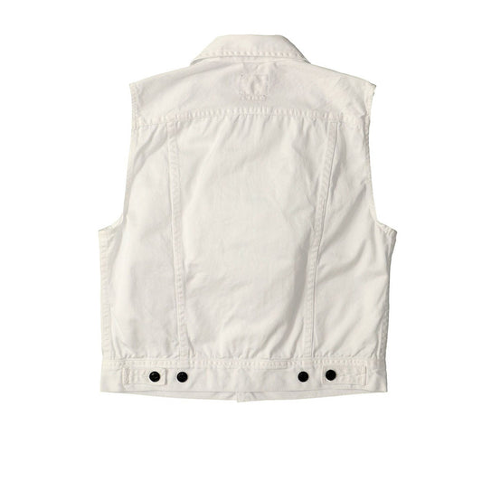 5 Pocket Twill Rider Vest - White