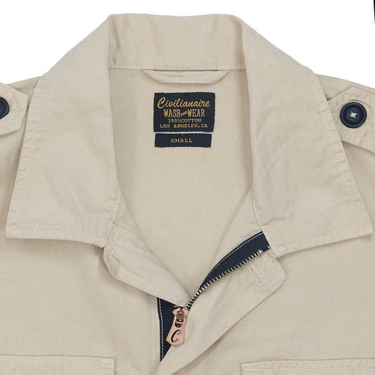 4-Pocket Cotton Herringbone Peace Jacket - Billboard